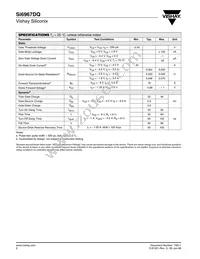 SI6967DQ-T1-GE3 Datasheet Page 2
