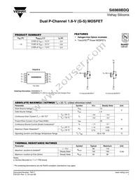 SI6969BDQ-T1-GE3 Datasheet Cover