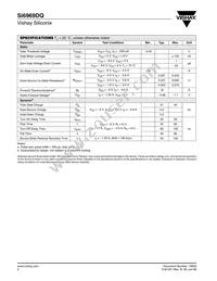 SI6969DQ-T1-GE3 Datasheet Page 2