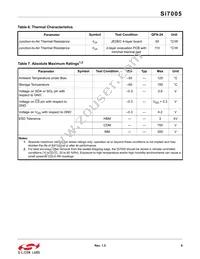 SI7005-B-GMR Datasheet Page 9