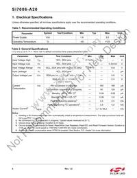 SI7006-A20-IMR Datasheet Page 4