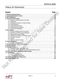 SI7013-A20-YM1 Datasheet Page 3