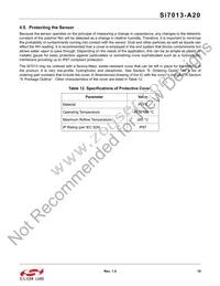 SI7013-A20-YM1 Datasheet Page 19