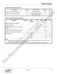 SI7015-A20-GM1R Datasheet Page 9