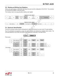 SI7021-A20-YM0R Datasheet Page 23