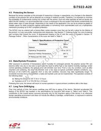 SI7022-A20-YM1R Datasheet Page 15