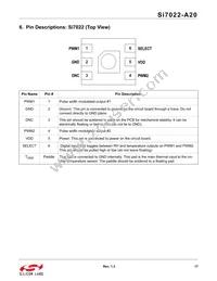 SI7022-A20-YM1R Datasheet Page 17