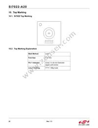 SI7022-A20-YM1R Datasheet Page 22