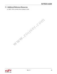 SI7023-A20-YM1 Datasheet Page 23