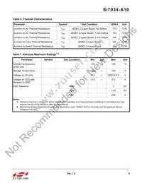SI7034-A10-IMR Datasheet Page 9