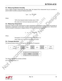 SI7034-A10-IMR Datasheet Page 19