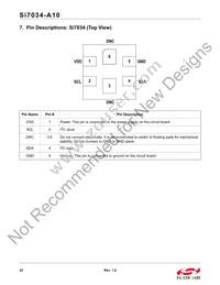 SI7034-A10-IMR Datasheet Page 22