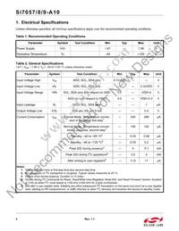 SI7057-A10-IMR Datasheet Page 4