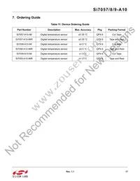 SI7057-A10-IMR Datasheet Page 17