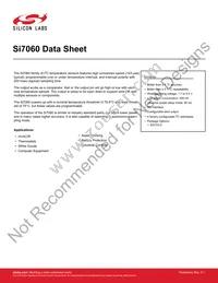 SI7060-B-03-IVR Datasheet Cover