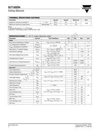 SI7100DN-T1-GE3 Datasheet Page 2