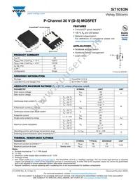 SI7101DN-T1-GE3 Datasheet Cover