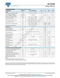 SI7101DN-T1-GE3 Datasheet Page 2