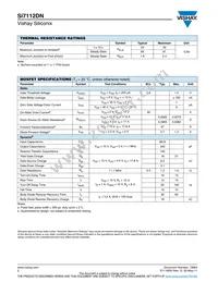 SI7112DN-T1-E3 Datasheet Page 2