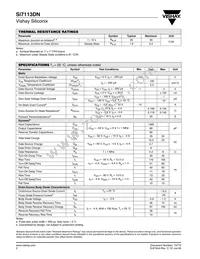 SI7113DN-T1-E3 Datasheet Page 2