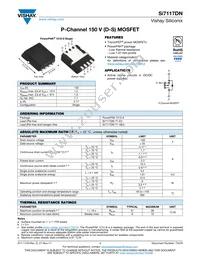 SI7117DN-T1-GE3 Datasheet Cover