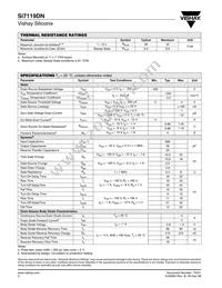 SI7119DN-T1-E3 Datasheet Page 2
