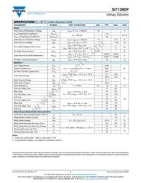 SI7139DP-T1-GE3 Datasheet Page 2