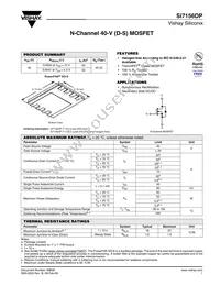 SI7156DP-T1-GE3 Datasheet Cover