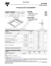 SI7159DP-T1-GE3 Datasheet Cover