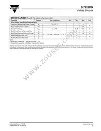 SI7222DN-T1-GE3 Datasheet Page 3
