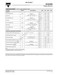 SI7224DN-T1-E3 Datasheet Page 3