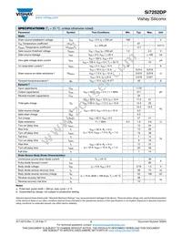SI7252DP-T1-GE3 Datasheet Page 2