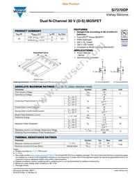 SI7270DP-T1-GE3 Datasheet Cover