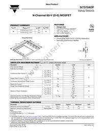 SI7370ADP-T1-GE3 Datasheet Cover