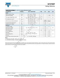 SI7370DP-T1-GE3 Datasheet Page 2