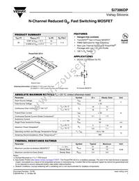 SI7386DP-T1-GE3 Datasheet Cover