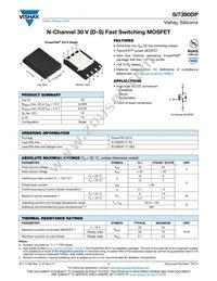 SI7390DP-T1-GE3 Datasheet Cover