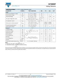 SI7390DP-T1-GE3 Datasheet Page 2