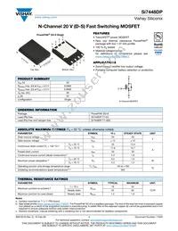 SI7448DP-T1-GE3 Datasheet Cover