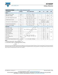 SI7463DP-T1-E3 Datasheet Page 2
