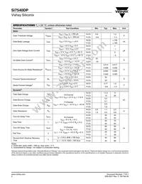 SI7540DP-T1-GE3 Datasheet Page 2