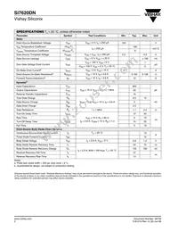 SI7620DN-T1-GE3 Datasheet Page 2