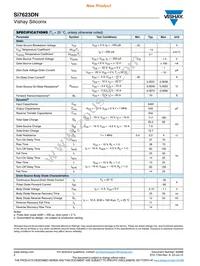 SI7623DN-T1-GE3 Datasheet Page 2