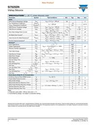 SI7625DN-T1-GE3 Datasheet Page 2