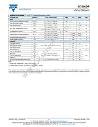 SI7850DP-T1-E3 Datasheet Page 2