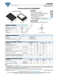 SI7852DP-T1-GE3 Datasheet Cover