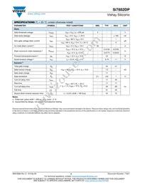 SI7852DP-T1-GE3 Datasheet Page 2
