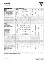 SI7866ADP-T1-GE3 Datasheet Page 2