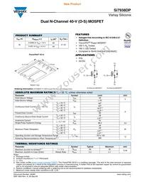SI7938DP-T1-GE3 Datasheet Cover