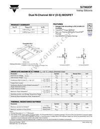 SI7960DP-T1-GE3 Datasheet Cover